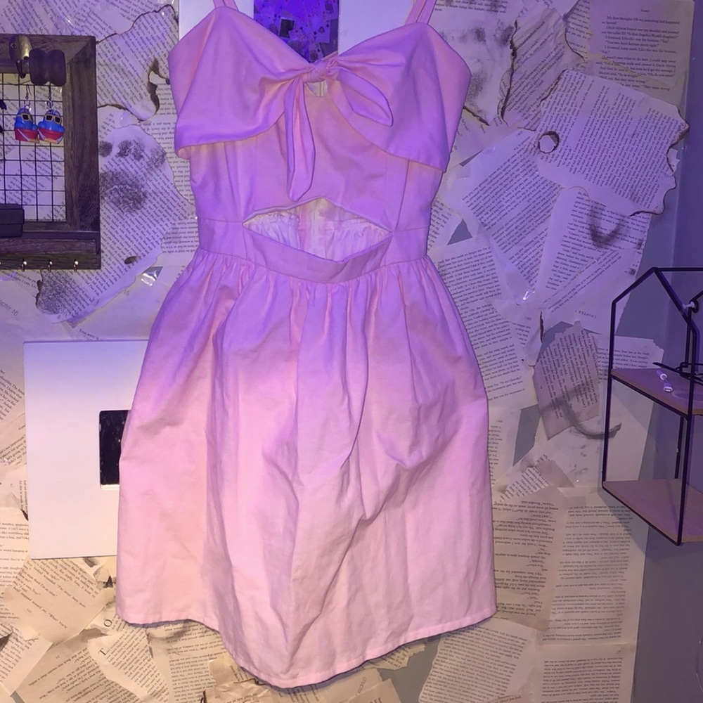 Cute pink dress (S)